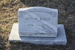 Aley Ann <I>Wadsworth</I> Baker 
