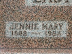 Jennie Mary <I>Ballard</I> Easterday 