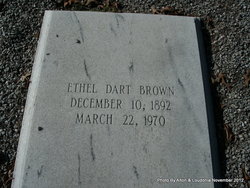 Ethel Gray <I>Dart</I> Brown 