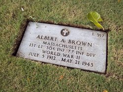 1LT Albert A Brown 