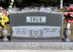 Mary Alice <I>Norris</I> True 