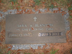 Sara <I>Abercrombie</I> Blanton 
