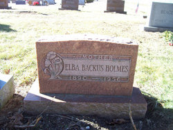 Elba Irene <I>Backus</I> Holmes 