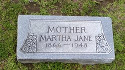 Martha Jane “Mattie” <I>Choate</I> Adams 