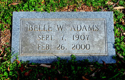 May Belle <I>Wilson</I> Adams 