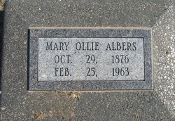 Mary Ollie <I>Dodd</I> Albers 