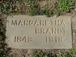 Margaretha <I>Ziemer</I> Brandt 