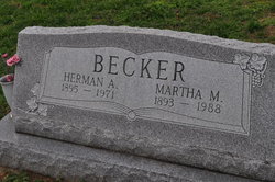Martha M <I>Schaber</I> Becker 