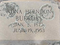Verona L “Nona” <I>Herndon</I> Burruss 