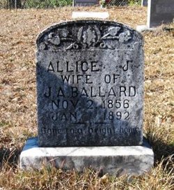 Alice Jane <I>Enloe</I> Ballard 