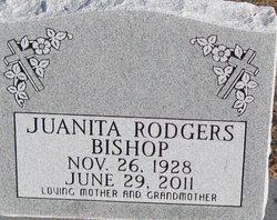 Juanita “Nita” <I>Rodgers</I> Bishop 
