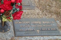 Dorothy Louise <I>Rhodes</I> Baucom 