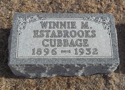 Winnie M. <I>Estabrooks</I> Cubbage 
