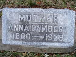 Anna Jane <I>Gray</I> Lambert 