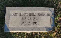 Mary Lou “Lucy” <I>Hull</I> Fondren 
