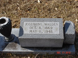Josephine “Josie” <I>James</I> Walden 
