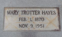 Mary <I>Trotter</I> Hayes 