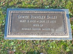 Lewise <I>Townsley</I> Bailey 