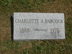 Charlotte Augusta “Lottie” <I>Porter</I> Babcock 