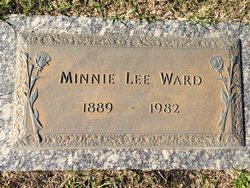Minnie Lee <I>Sims</I> Ward 