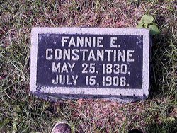 Frances E “Fannie” <I>Blincoe</I> Constantine 
