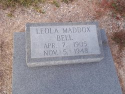 Leola <I>Maddox</I> Bell 