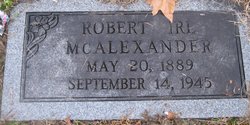 Robert Irl McAlexander 