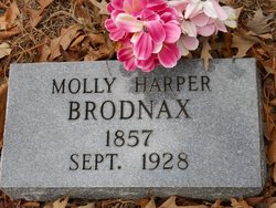 Mary Agnes “Molly” <I>Harper</I> Brodnax 