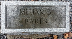 Miriam Beers <I>Ellis</I> Baker 