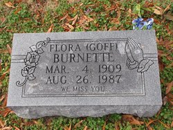 Flora <I>Goff</I> Burnette 