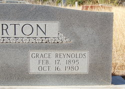 Grace Myrta Mae <I>Reynolds</I> Barton 