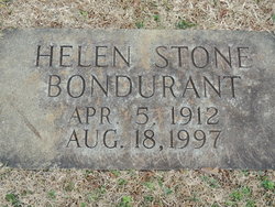 Helen <I>Stone</I> Bondurant 