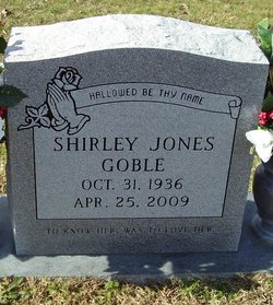 Shirley <I>Jones</I> Goble 