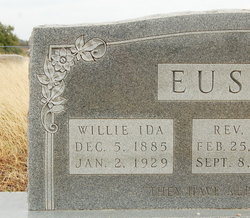 Willie Ida <I>Witt</I> Eustis 
