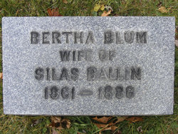 Bertha <I>Blum</I> Ballin 