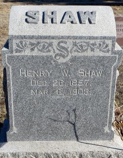Henry Washington “Wash” Shaw 