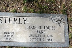 Blanche Louise <I>Zane</I> Esterly 