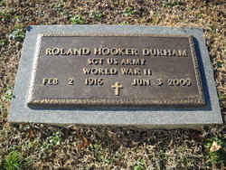 SGT Roland Hooker “Hook” Durham 