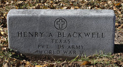 Henry Alfred “Buck” Blackwell 