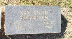 Nan <I>Smith</I> Markham 