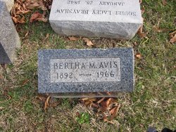 Bertha M. <I>Thompson</I> Avis 