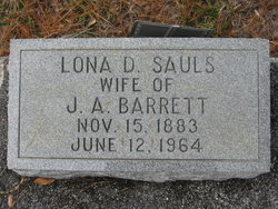 Lona D. <I>Sauls</I> Barrett 