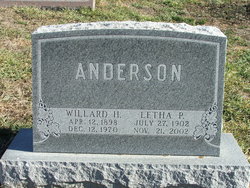 Willard Herbert Anderson 