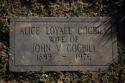 Alice <I>Loyall</I> Cogbill 