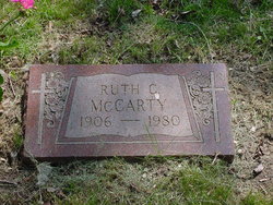 Ruth C <I>Hickey</I> McCarty 