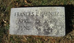 Frances Lawrence <I>Pendleton</I> Barnitz 