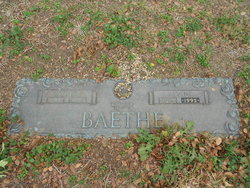 Myrtle Sabine <I>Williams</I> Baethe 