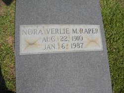 Nora Verlie <I>Middlebrooks</I> Raper 