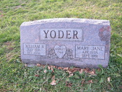 Mary Jane <I>Davis</I> Yoder 