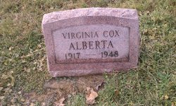 Virginia <I>Cox</I> Alberta 